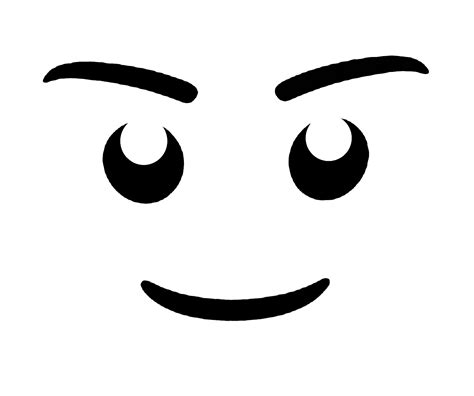 Lego Face Template